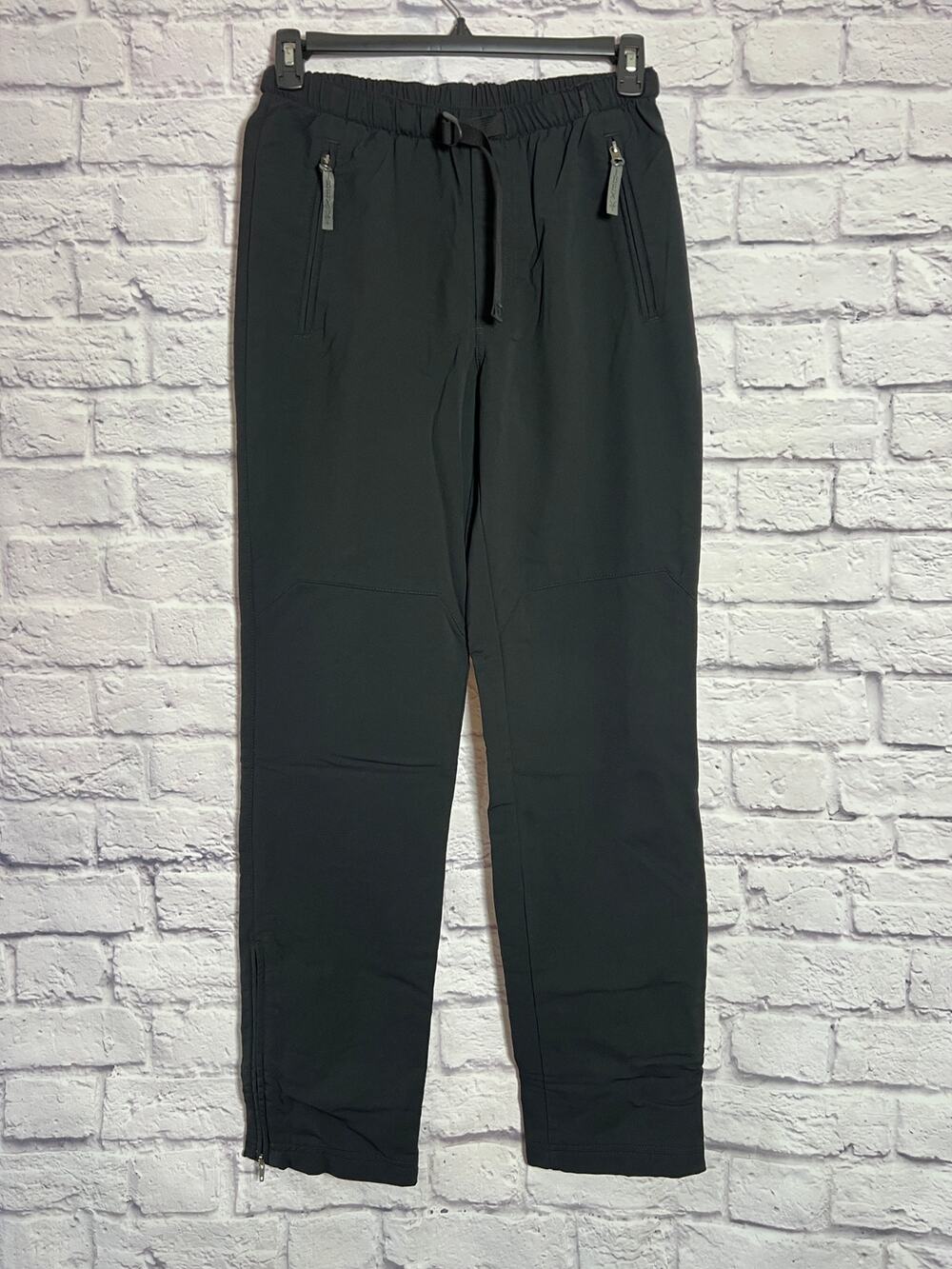 Vintage Ibex Skifans Merino Fleece Lined Black Ski Pant Softshell MEN M NWOT USA